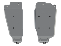 Защита бензобака Sheriff для Мицубиси Аутлендер 3 2013-2018, модель №4, алюминий 4 мм, арт:14.3777