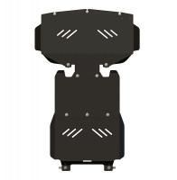 Защита картера и КПП Sheriff на Хендай Н1 2018-2020, модель №1, сталь 2мм, арт:10.1444-2 Защита картера и КПП Sheriff на Хендай Н1 2018-2020, модель №1, сталь 2мм, арт:10.1444-2