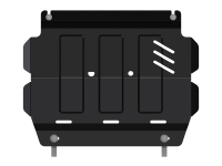 Защита картера Sheriff для Мицубиси Паджеро Спорт 2 2008-2016, модель №12, сталь 2.5 мм, арт:14.2806-1