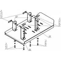 Защита трубок кондиционера Motodor, алюминий 5мм, арт:MO.32718