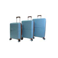 Комплект чемоданов MIRONPAN 23103 (S, M, L) голубой, 3шт., арт:Ch1202