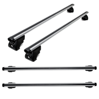 Багажник на крышу ED с замком аэро дуги 1,25м на Санг Енг Актион (с рейлингами) 2005-2022, арт:ED-0931