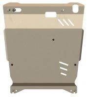 Защита картера и КПП Sheriff для Пежо 4007 2007-2012, модель №1, алюминий 5мм, арт:17.1292