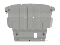 Защита картера и КПП Sheriff для Форд Фиеста 2017-2024, модель №5, алюминий 4мм, арт:08.4227