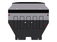 Защита картера и КПП Sheriff для Фольксваген Транспортер Т5 2010-2015, модель №3, сталь 2мм, арт:26.2450-1