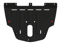 Защита картера и КПП Sheriff на Джип Ренегат 2014-2024, модель №1, сталь 2мм, арт:04.3948