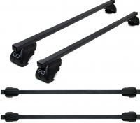 Багажник на крышу ED прямоугольные дуги 1,25м на Ауди А4 Авант Б5 универсал с рейлингами 1996-2001, арт:ED-0009