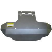 Защита радиатора, картера и КПП Motodor на Ауди Q7 для комплекта S-line 2006-2009, алюминий 5мм, арт:MO.30103