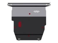 Защита картера и КПП Sheriff для Чери Тигго ФЛ 2005-2016, модель №5, сталь 2мм, арт:28.1095