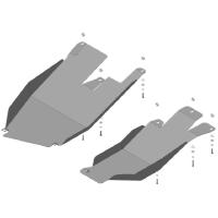 Защита топливного фильтра Motodor для Хавал Ф7х 2019-2024, сталь 2мм, арт:MO.03124-2