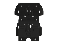 Защита картера Sheriff для Тойота Фортунер 2017-2024, модель №4, сталь 2,5мм, арт:24.4622-1
