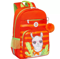 Школьный рюкзак GRIZZLY RG-364-3 оранжевый 25х40х13