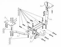 Фаркоп AvtoS на Вольво S40  2004-2012, арт:VL 04 Фаркоп AvtoS на Вольво S40  2004-2012, арт:VL 04