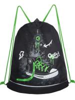 Мешок для обуви GRIZZLY OM-51-111, черный, 38х50х11