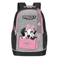Школьный рюкзак GRIZZLY RG-363-2 розовый, 28х38х18 Школьный рюкзак GRIZZLY RG-363-2 розовый, 28х38х18