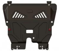 Защита картера и КПП Sheriff на Фиат 500 2007-2024, модель №1, сталь 2мм, арт:07.1520 Защита картера и КПП Sheriff на Фиат 500 2007-2024, модель №1, сталь 2мм, арт:07.1520