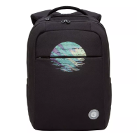 Рюкзак GRIZZLY RD-344-3 черный-голографический, 28x40x16