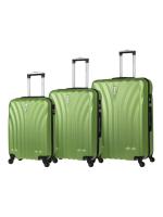 Комплект чемоданов L'Case Phuket (S, M, L) светло-зеленый, 3 шт., арт:Ch1046