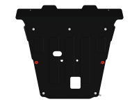 Защита картера и КПП Sheriff на Рено Дастер 2016-2020, модель №14, сталь 2мм, арт:18.4268