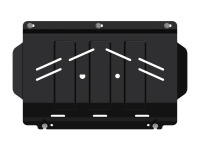 Защита радиатора Sheriff для Мицубиси Паджеро Спорт 2 2008-2016, модель №10, сталь 2,5мм, арт:14.2840-1