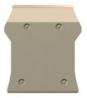 Защита картера Sheriff на БМВ Х4 F26 2014-2018, модель №4, алюминий 5мм, арт:03.2162-1