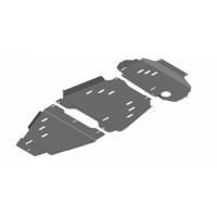 Защита картера, КПП и РК Motodor на Ниссан Патфайндер 2005-2014, сталь 3мм, арт:MO.11413