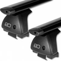 Багажник на крышу ED черные крыловидные дуги 1,35м на Фольксваген Амарок 2010-2022, арт:ED-2862