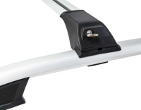 Багажник на рейлинги Tourmaline V1 106 серебристый, арт:TUR.V1.S