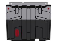 Защита картера и КПП Sheriff для Лада Калина 2011-2014, сталь 1,5мм, арт:27.2460 V1-2