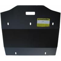 Защита переднего дифференциала, картера и КПП Motodor для Мицубиси Паджеро Спорт II 2012-2016, сталь 3мм, арт:MO.11328