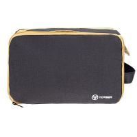 Несессер Torber черный/бежевый 27х17х14 см, арт:T318-BEI