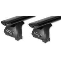 Багажник на крышу ED с замком черные крыловидные дуги 1,25м на Мазда 5 2010-2015, арт:ED-3217