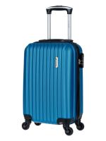 Чемодан маленький L'Case Krabi (XS) синий, 53х33.5х20.5, арт:Ch0579