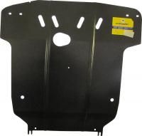 Защита картера и КПП Motodor для Ауди А4 универсал 2000-2004, сталь 2мм, арт:MO.00122