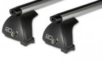 Багажник на крышу ED с замком аэро дуги 1,25м на Фиат Добло 1 (без рейлингов) 2000-2015, арт:ED-2840