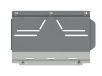 Защита радиатора Sheriff для Мицубиси Паджеро Спорт 2 2008-2016, модель №9, алюминий 5мм, арт:14.2841-1