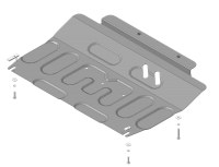 Защита картера и КПП Motodor для Мазда 3 2013-2018, сталь 2мм, арт:MO.71101