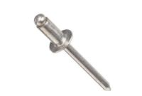 Заклепка вытяжная ал/ст 4,8х12  шир.бортик 14мм