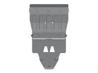 Защита картера и КПП на пыльник Sheriff на Ауди А6 Олроуд С7 2014-2018, модель №1, алюминий 5мм, арт:02.3026