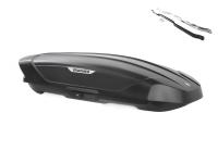 Автобокс Broomer Venture L, 430 л, 187х89х40, черный текстурный, скобы + усилитель, арт:BR.01.146.02