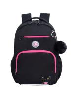 Школьный рюкзак GRIZZLY RG-564-2, черный, 28х40х15,5 Школьный рюкзак GRIZZLY RG-564-2, черный, 28х40х15,5