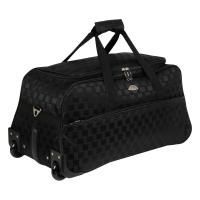 Дорожная сумка на колесах Polar П7114 черная 63х32х30, арт:Sum0253