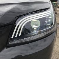 Передние фары Равон Нексия Р3 2015-2019 модель №1, бифокальная линза, ДХО, бегущий поворотник, комплект:Л+П, арт:MF-HL-000627