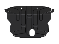 Защита картера и КПП Sheriff для Киа Соул 2019-2024, модель №1, сталь 2,5мм, арт:11.4229-1