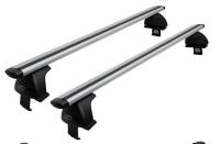 Багажник на крышу ED крыловидные дуги 1,25м на Киа Соул 3 2019-2024 (без рейлингов), арт:ED-5760