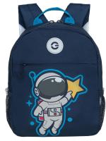 Детский рюкзак GRIZZLY RK-477-5, темно-синий, 22х28х10
