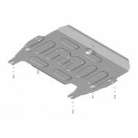 Защита картера и КПП Motodor для Хавал Н6 2015-2020, сталь 2мм, арт:MO.73105-3