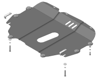 Защита картера и КПП Motodor на Чанган Eado 2013-2016, сталь 2мм, арт:MO.67202