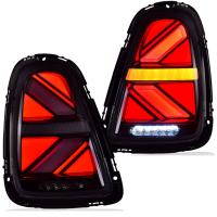 Задние фонари Мини Купер R56 2007-2013 V9 type, комплект:Л+П,Union Jack, светодиодные, арт:MF-TL-000606