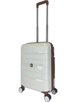 Чемодан маленький MIRONPAN 23102 (S) молочный, 54х33х20, арт:Ch1174